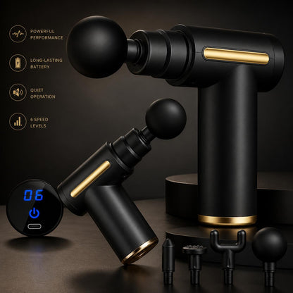 1psc portable muscle massage gun