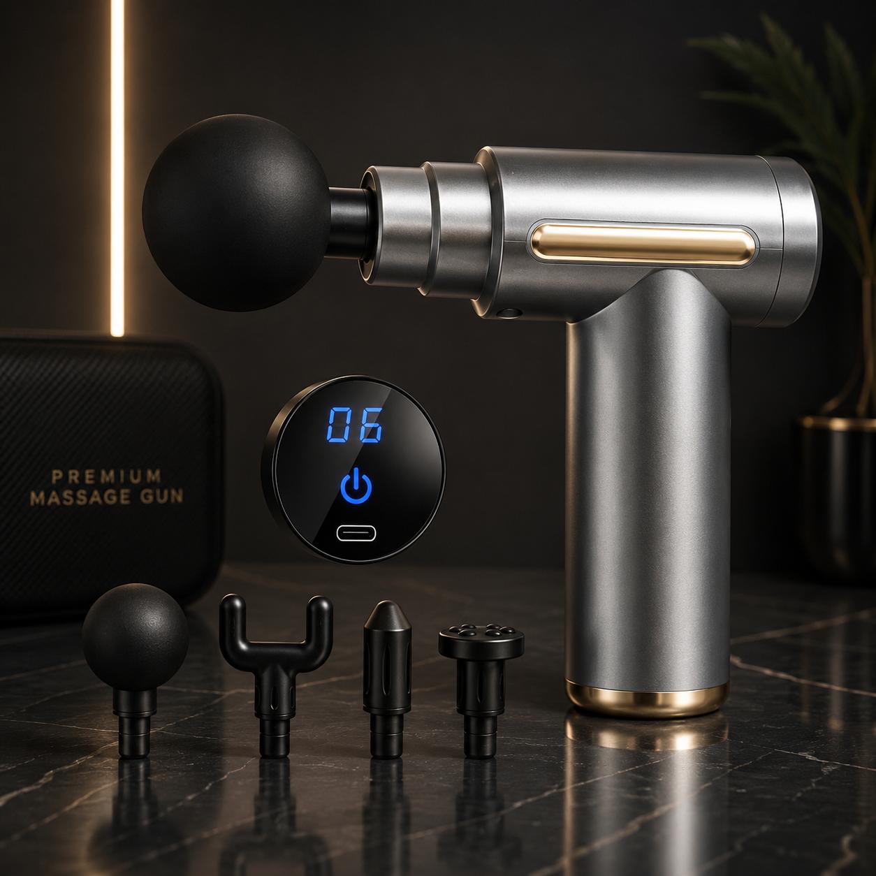 1psc portable muscle massage gun