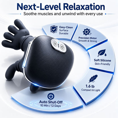 Velvet touch hand muscle massager